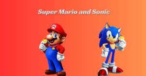 Super Mario and Sonic game image